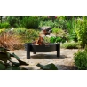 Braciere Da Giardino A Legna Artigianale In Acciaio Design Haiti 70 Cm Cook King