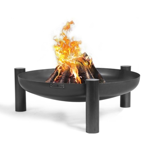 Braciere Da Giardino A Legna Artigianale In Acciaio Design Palma 80 Cm Cook King
