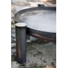 Braciere Da Giardino A Legna Artigianale In Acciaio Design Palma 80 Cm Cook King