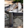 Braciere Da Giardino A Legna Artigianale In Acciaio Design Palma 80 Cm Cook King
