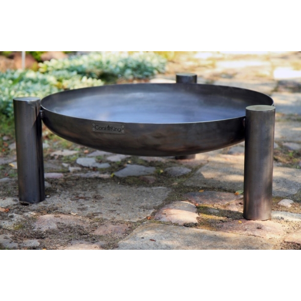 Braciere Da Giardino A Legna Artigianale In Acciaio Design Palma 80 Cm Cook King