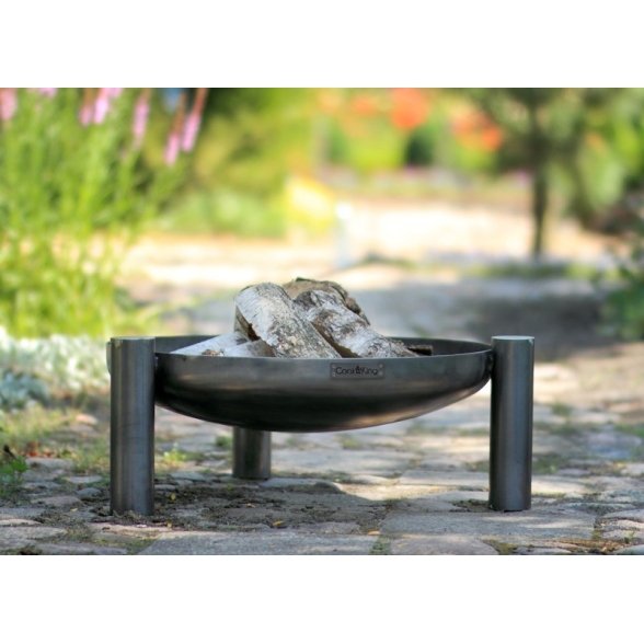 Braciere Da Giardino A Legna Artigianale In Acciaio Design Palma 80 Cm Cook King