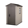 Casetta Da Giardino 129,5x188,5x216,5H Cm Factor 4x6 Beige Keter