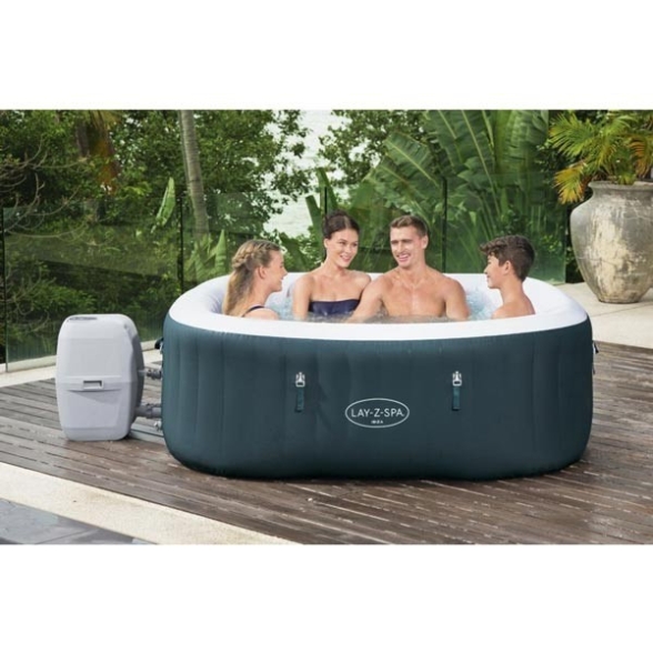 Vasca idromassaggio Bestway Lay-Z-Spa gonfiabile 180x180x66 cm Ibiza AirJet