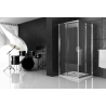 Box doccia ad angolo 80 x 100 cm cristallo 6 mm Ix Box Morini S158G1
