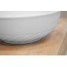 Lavabo da appoggio tondo in ceramica Bianco 40 cm per bagno