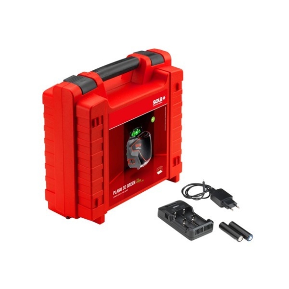 Livella Laser Autolivellante Professionale Luce Verde PLANO 3D Green Sola