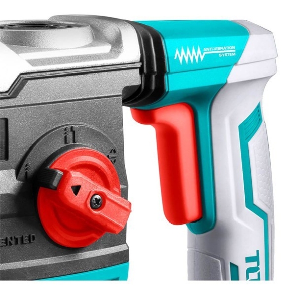 Martello Tassellatore 1500W - 5,5J SDS Plus + Valigetta Punte Total