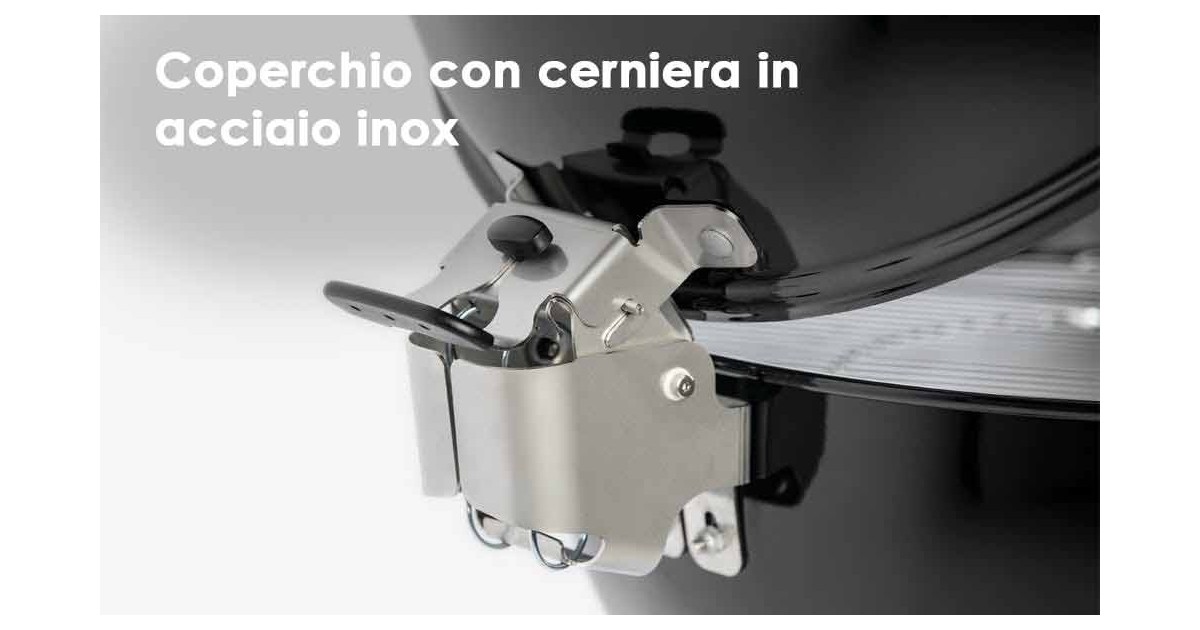 Kit Pulizia Griglia Weber One-Touch 57 Cm - Ricambio Originale In Alluminio | Per Barbecue E Griglie - Foto 13