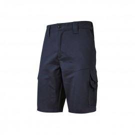 Pantaloni Corti Da Lavoro Bermuda Uomo Bonito U-Power Blu