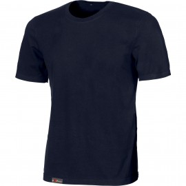T-Shirt Da Lavoro Basica Linear U-Power Cotone Blue