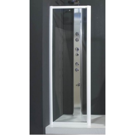 Box doccia a parete fissa 77,5/81 cm vetro stampato 3 mm Decor Profil Carlotta F80STC