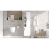 Armadio Da Bagno Multiuso 45x36x174 Con Ante E Vani Aria Bianca