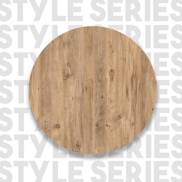 Tavolo Da Cucina Alto Con Ripiani Laterali 120x52x102H Rovere Clark