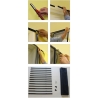 Zanzariera Magnetica Riducibile 150x250 Magnetix Plus Bianco Sangiorgio