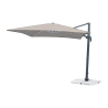 Ombrellone 3x4 Decentrato In Alluminio Orientabile Moka