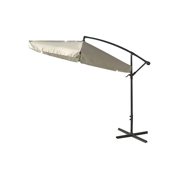 Ombrellone Da Giardino Decentrato 3 metri Girevole Beige