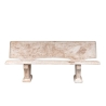 Panchina da esterni 130 cm in cemento decorativo Artistica mediterranea mod. Finto Pietra