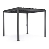 Pergola Bioclimatica 3x3 In Alluminio Antracite Scura Pacific Bizzotto