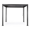 Pergola Bioclimatica 3x3 In Alluminio Antracite Scura Pacific Bizzotto