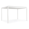 Pergola Bioclimatica 3x4 In Alluminio Bianca Scura Pacific Bizzotto