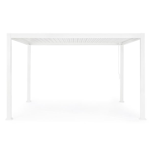 Pergola Bioclimatica 3x4 In Alluminio Bianca Ocean Bizzotto