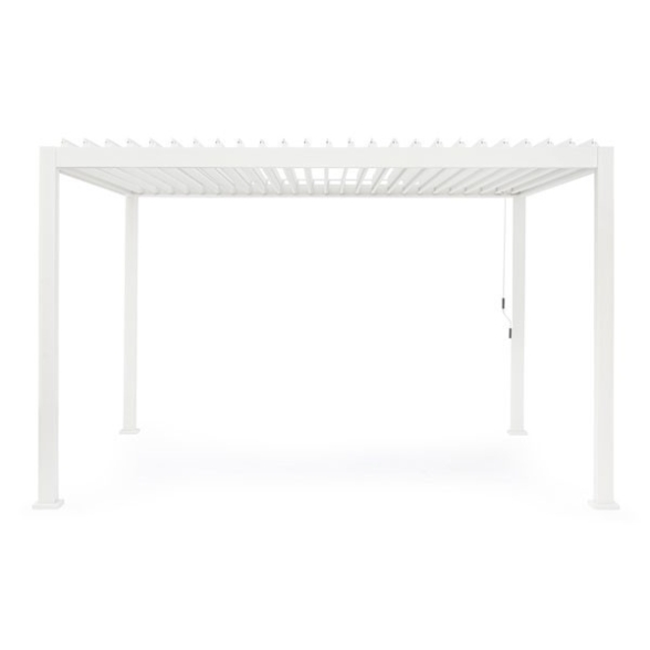 Pergola Bioclimatica 3x4 In Alluminio Bianca Ocean Bizzotto