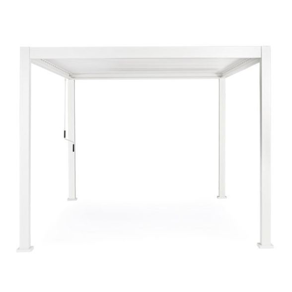 Pergola Bioclimatica 3x4 In Alluminio Bianca Ocean Bizzotto