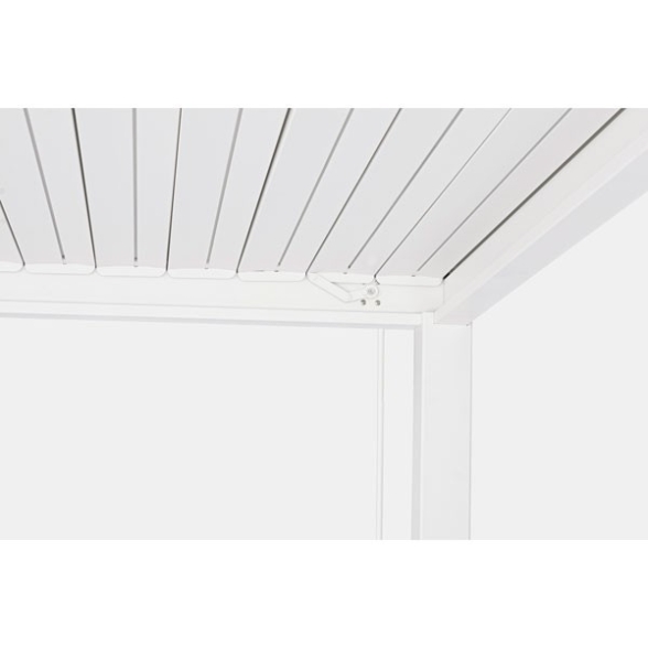 Pergola Bioclimatica 3x4 In Alluminio Bianca Ocean Bizzotto