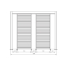 Pergola Bioclimatica 3x4 In Alluminio Bianca Ocean Bizzotto