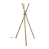 Piantana treppiede a led in bamboo altezza 109 cm arredo Bizzotto
