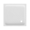 Piatto doccia quadrato 70 x 70 cm H 10 cm porcellana antiscivolo bianco