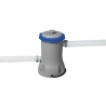 Piscina effetto legno Ø 366 x 100 cm Bestway rotonda con pompa 5614x