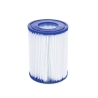 Piscina effetto rattan grigio scuro 404x201x10 cm Bestway con pompa filtro