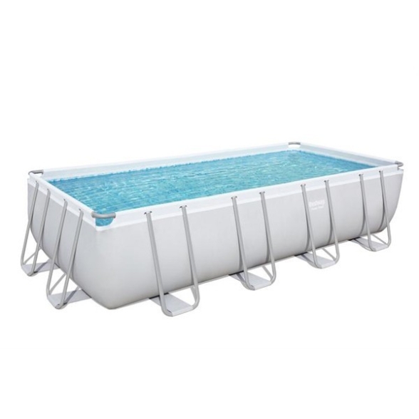 Piscina fuori terra 488x244x122 cm Bestway con filtro scaletta e telo copertura 56670