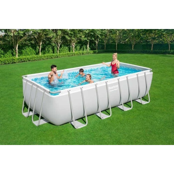 Piscina rettangolare fuori terra 488x244x122 cm Bestway con pompa
