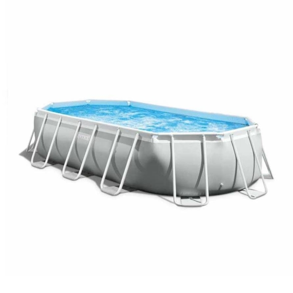 Piscina Fuori Terra Con Filtro 503 x 274 x 122 Prism Frame Ovale Intex 26796