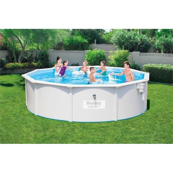 Piscina Fuori Terra Hydrium 460x120 E Pompa A Sabbia Bestway 56384