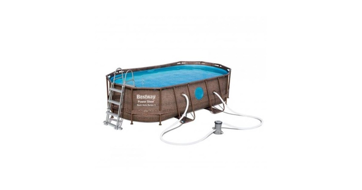Бассейн bestway power steel swim. Bestway Power Steel 56714.