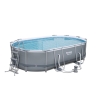 Piscina fuori terra ovale 488x305x107cm con pompa Bestway 424.00