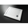Piatto doccia quadrato 90 x 90 slim cm H 5,5 cm porcellana antiscivolo bianco