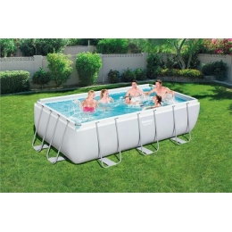 Piscina fuori terra rettangolare 404x201x100 cm con pompa a sabbia Bestway