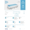 Piscina fuori terra 404x201x100 con pompa a sabbia e scaletta Bestway