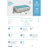 Piscina fuori terra rettangolare 404x201x100 con pompa Bestway 56441