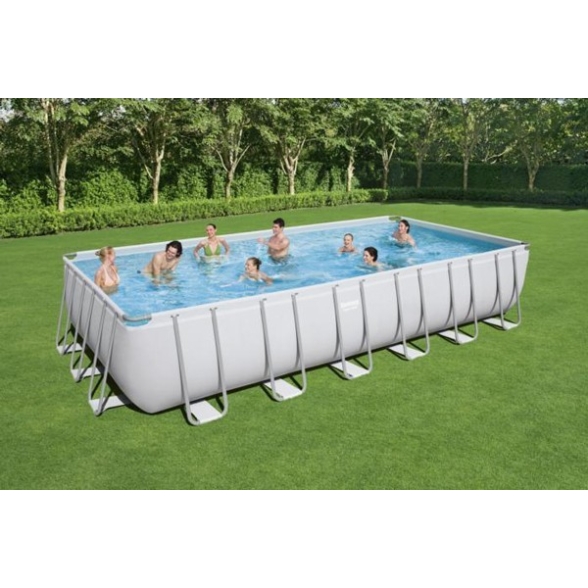 Piscina fuori terra rettangolare 732x366x132 cm con pompa Bestway