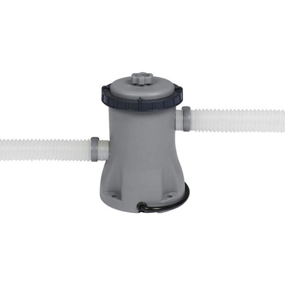 Piscina fuori terra rotonda 366x76 cm con pompa Steel Pro MAX Bestway