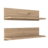 Set 2 Mensole A Parete 60 Cm Effetto Legno Delia
