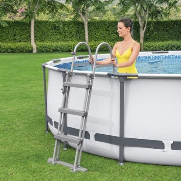 Piscina fuori terra rotonda ø 4,57x1,07 mt con pompa Bestway