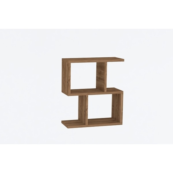 Tavolino Da Divano Multiuso 2 Ripiani 45x17x51 Effetto Legno Dax