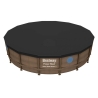 Piscina Bestway con oblò rotonda ø 488x122 cm in rattan 56725